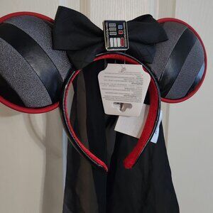 Disney Darth Vader Veil Ears Headband